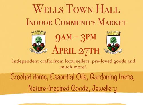 Wells Town Hall - Indoor Community Market