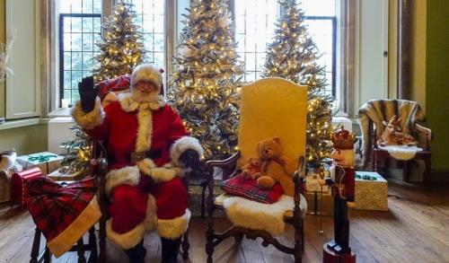 Visit Father Christmas at the Bishops Palace