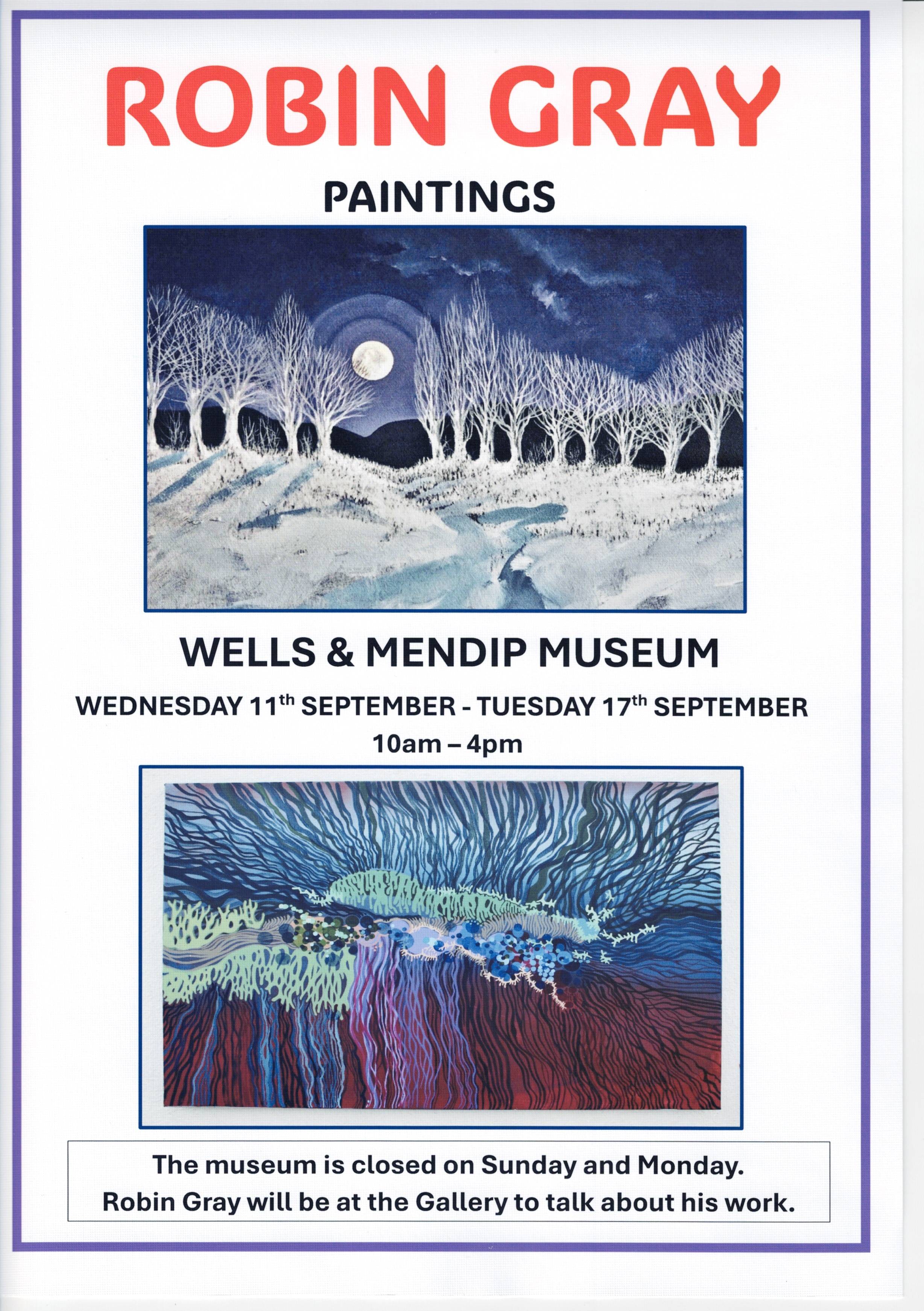 Robin Gray Paintings and Drawings Wells Tourism