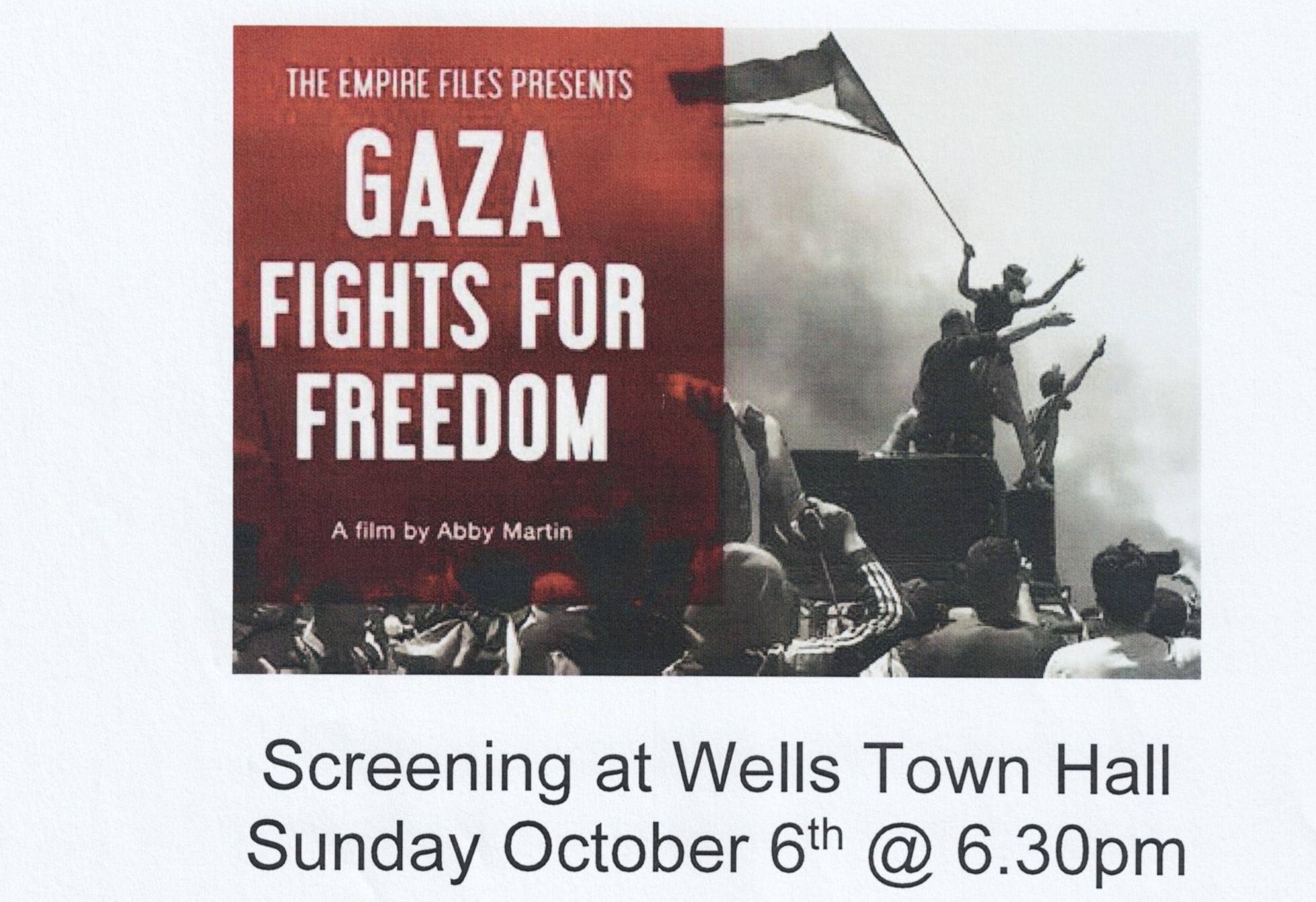 Gaza Fights for Freedom Wells Tourism