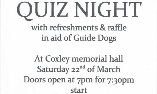 Quiz Night - In Aid of Guidedogs
