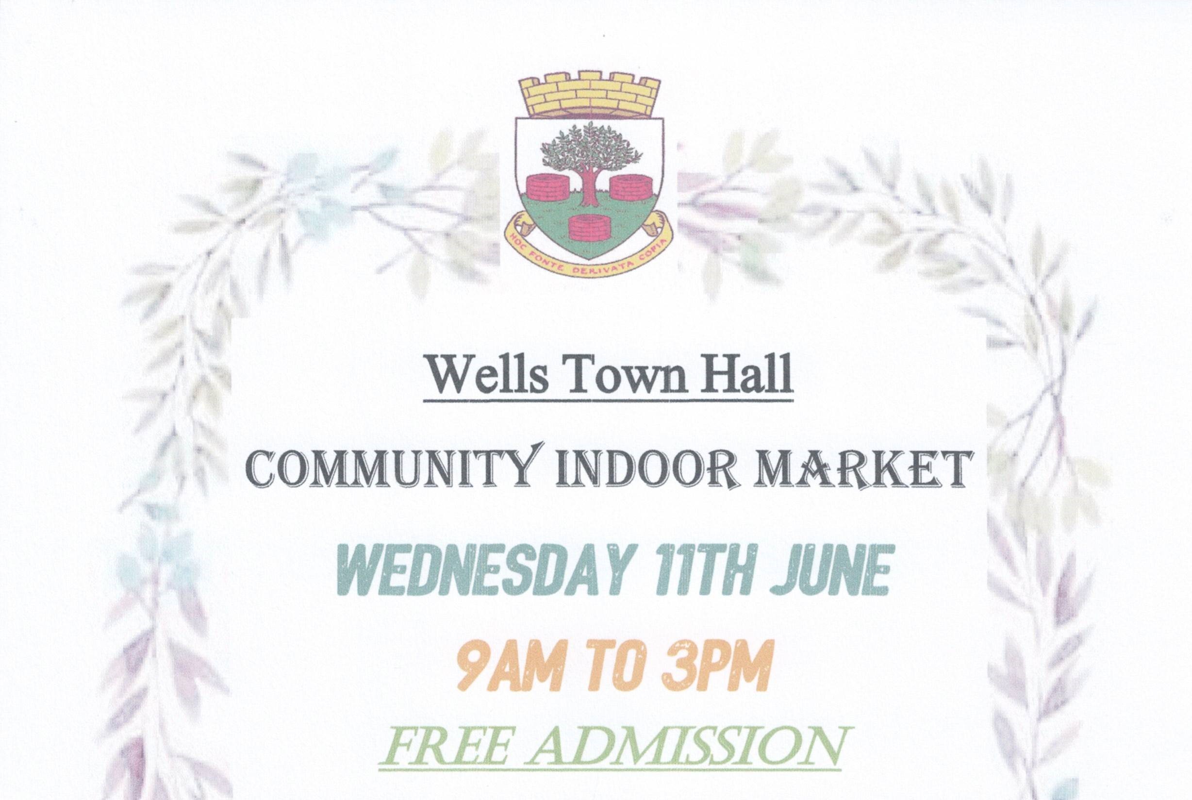 Indoor Community Market - Wells Town Hall