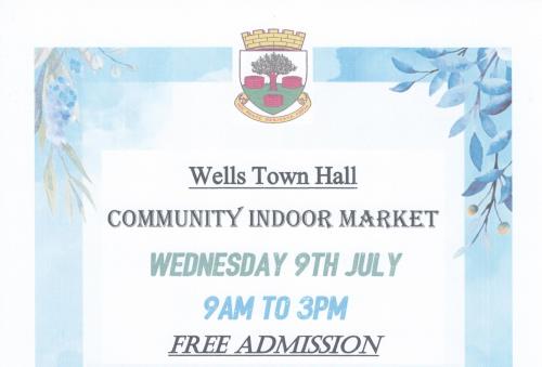 Indoor Community Market - Wells Town Hall
