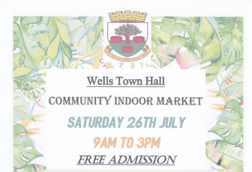 Indoor Community Market - Wells Town Hall