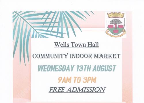 Indoor Community Market - Wells Town Hall