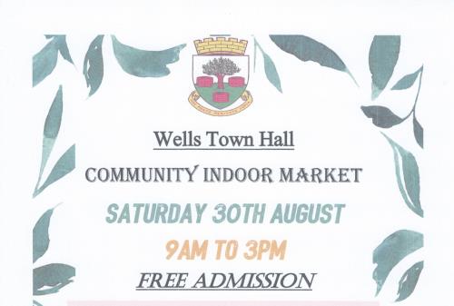 Indoor Community Market - Wells Town Hall