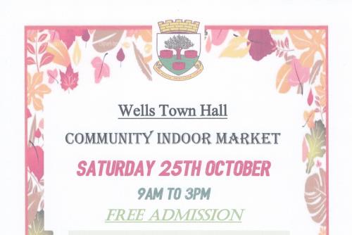 Indoor Community Market - Wells Town Hall