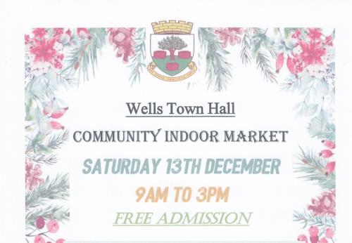 Indoor Community Market - Wells Town Hall
