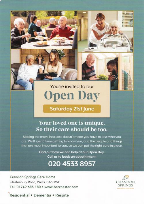 OPEN DAY - Crandon Springs Care Home