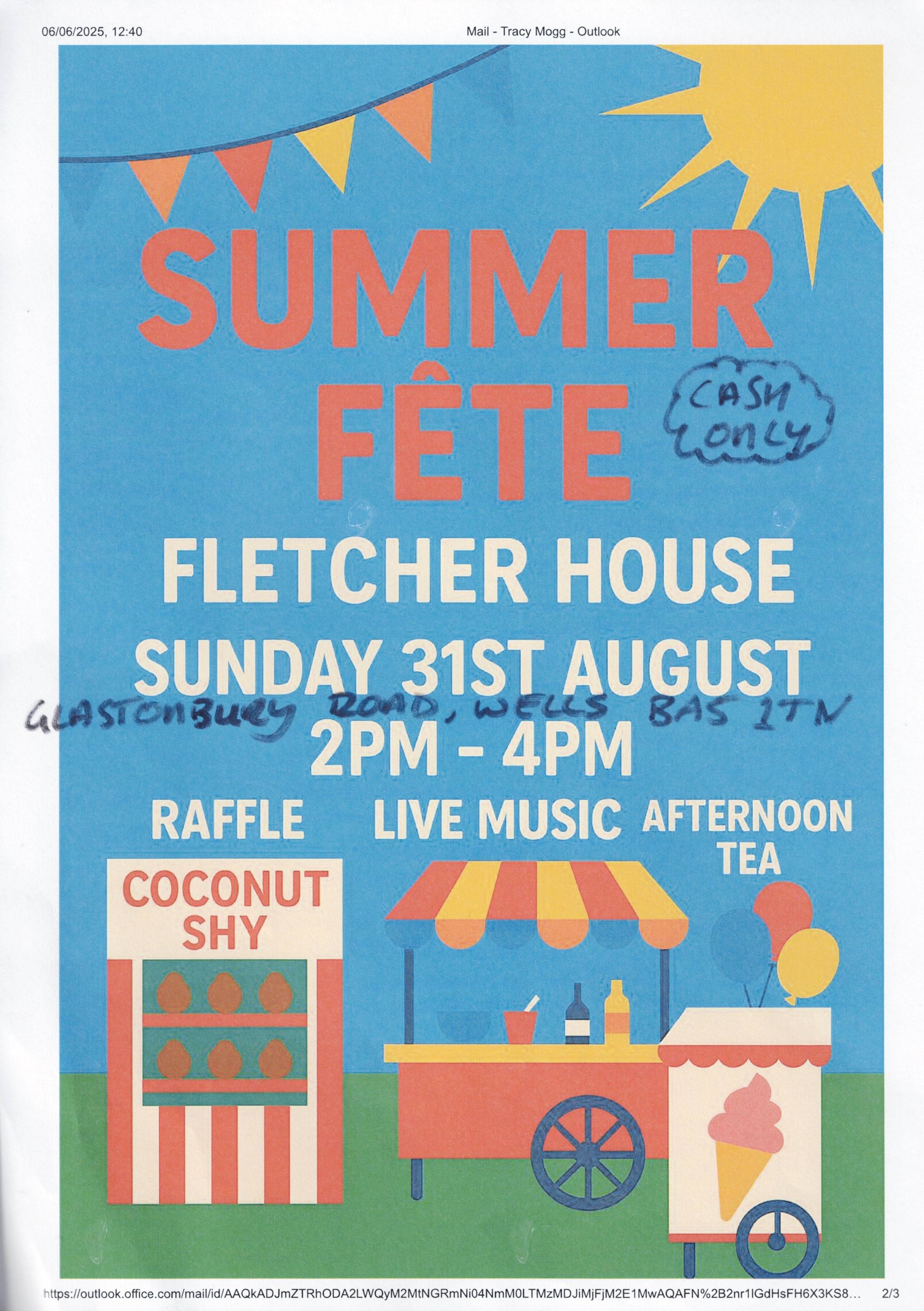 SUMMER FETE - Fletcher House