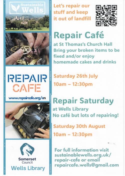 Repair Cafe - Sustainable Wells