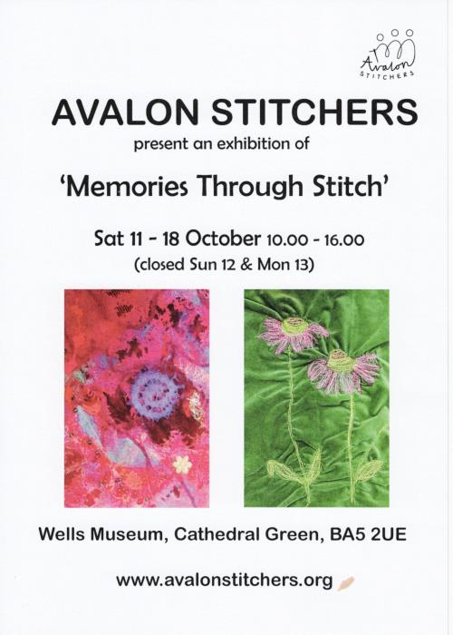 Avalon Stitchers - Memories through Stitch - Exhibition