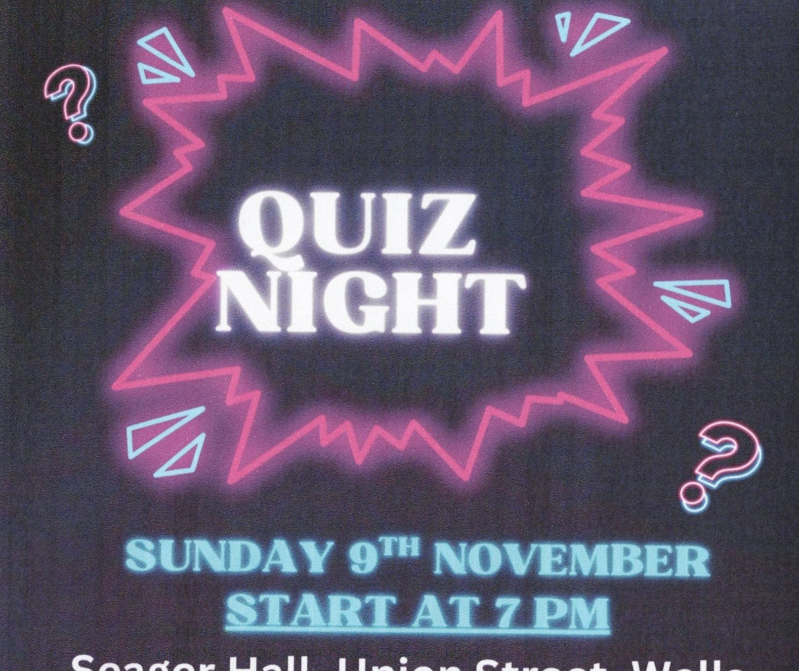 Quiz Night - Fundraiser for Wells Dementia Alliance