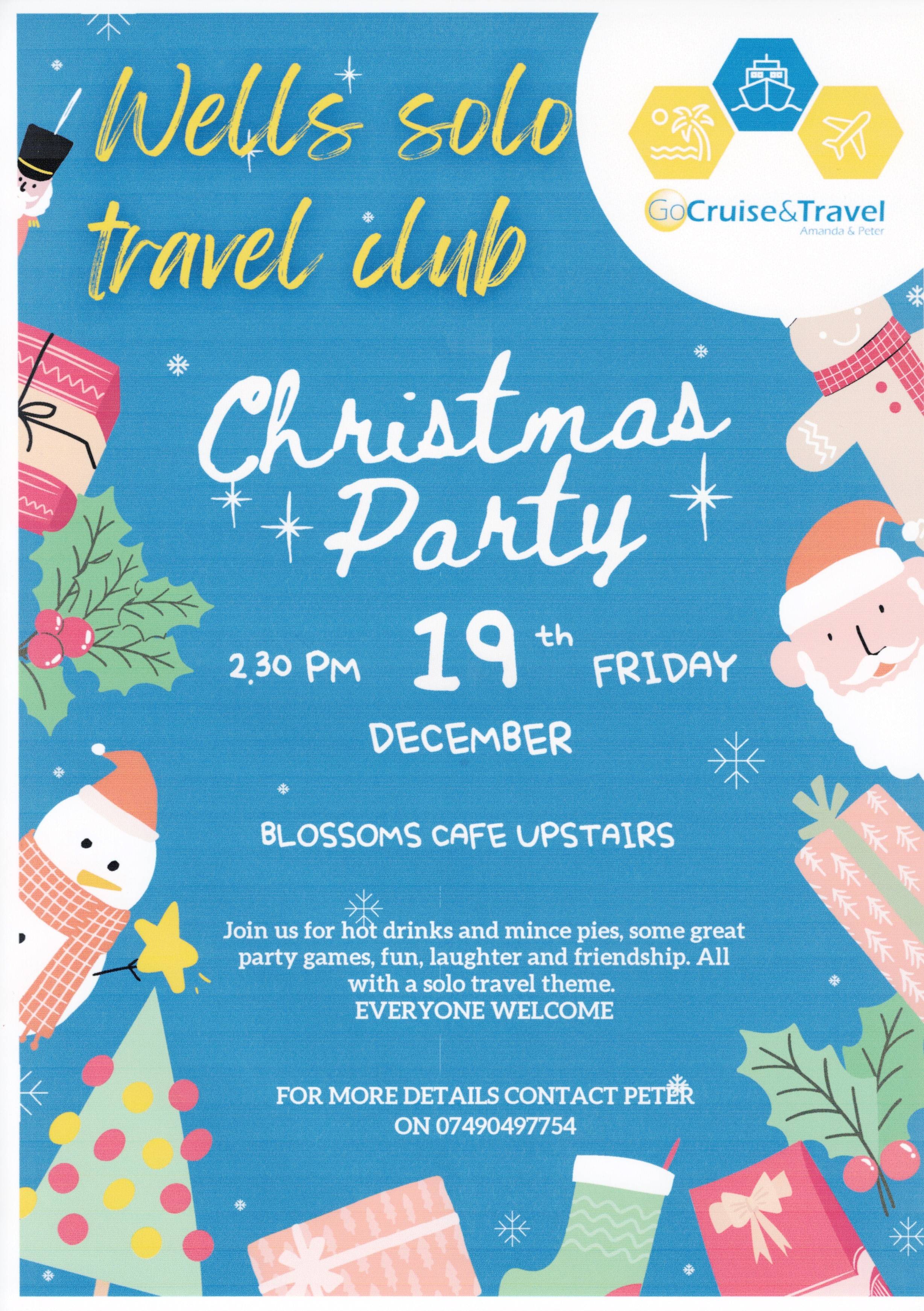 Wells Solo Travel Club - Christmas Party