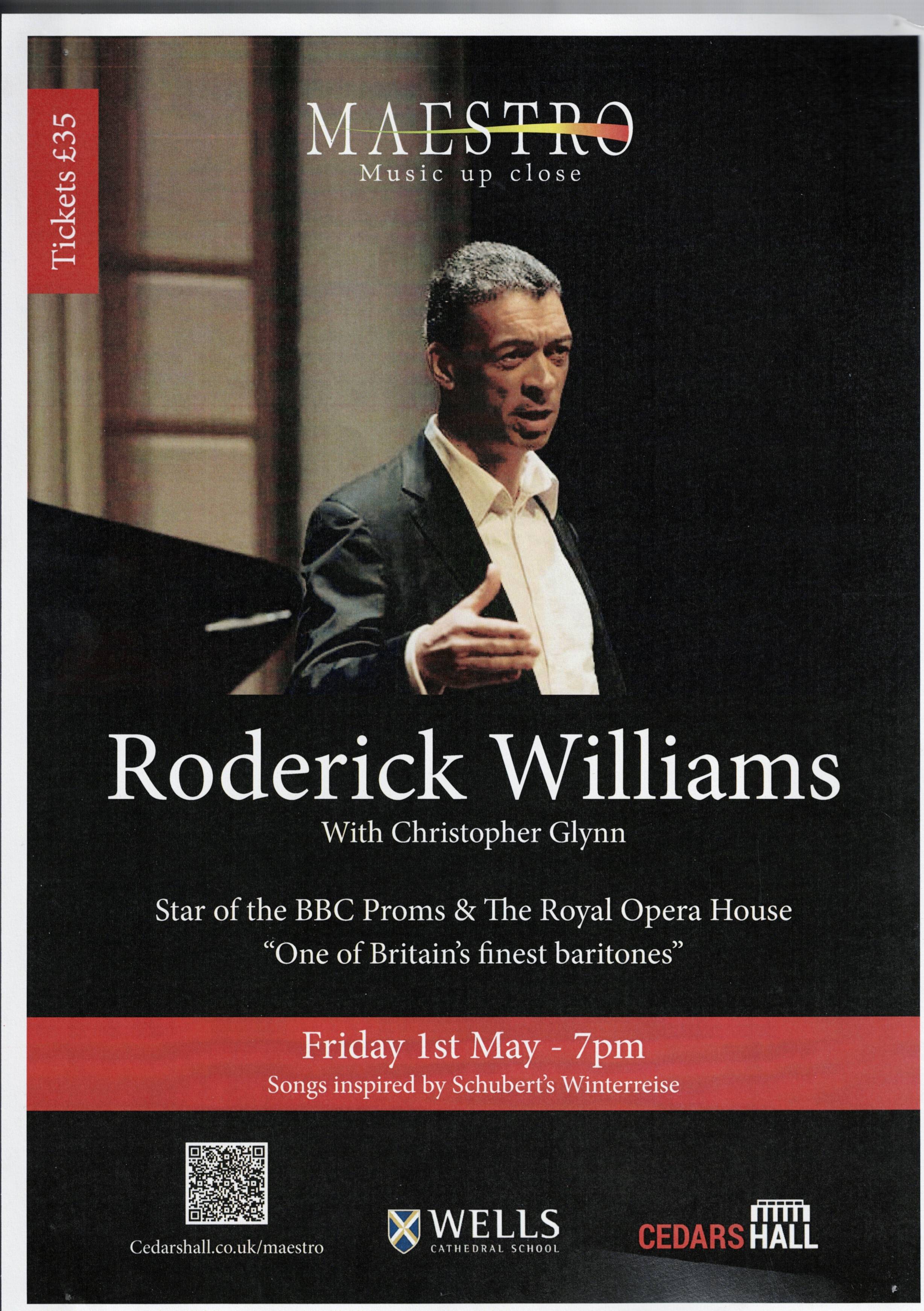 Roderick Williams - with Christopher Glynn