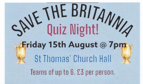 SAVE the BRITANNIA - Quiz Night